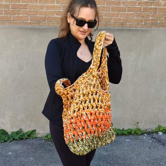 large summer beach bag crochet handmade oversized - Picture 6 of 6